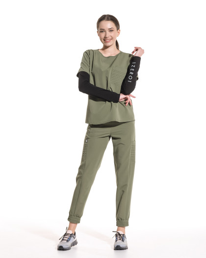 Pantaloni medicali UTILITY olive