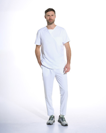 Costum medical RIZZ alb