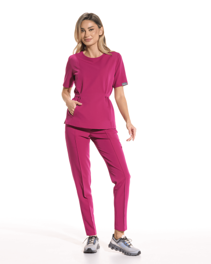Pantaloni medicali NORMA magenta